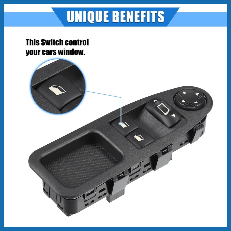 A ABSOPRO Driver Side Power Window Switch No.6554ZH with Tool