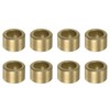sourcing map 8pcs Sleeve (Plain) Bearings 8mm Bore x 12mm