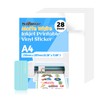 TECKWRAP Printable Vinyl Sticker Paper for Inkjet Printer Matte White