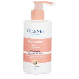 Celenes Cloudberry Vücut Losyonu Kuru/Hassas Ciltler Parfümsüz (200 ml)