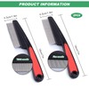 Flea Comb for Dogs Cats, 2 Pcs Dog Cat Flea