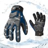 Vgo... -20℃/-4°F COLDPROOF,Winter Work Gloves,Mechanics Gloves,Impact Gloves,Anti-Vibration Gloves,Heavy Duty(S,Blue,SL9792FW)