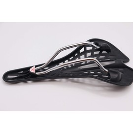 CarbonEnmy Bicycle Saddle, Sports Saddle, Road Bike, MTB, Trekking Saddle, 180g, Black, White, black