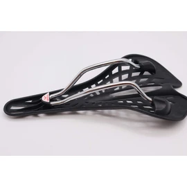 CarbonEnmy Bicycle Saddle, Sports Saddle, Road Bike, MTB, Trekking Saddle, 180g, Black, White, black