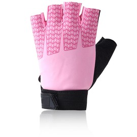 BXT Kids Half Finger Sports Gloves with Grip - Non-Slip Gel Protective Dirt Bike, Cycling, Fishing, Climbing, Gymnastics Glove for Boys Girls