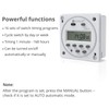 Neoteck DC 12V/16A Digital Timer Switch 7 Day Time Relay