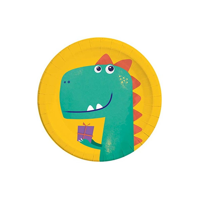 Procos Partyware 10067697 PR90610 Plates, Yellow