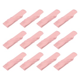 MECCANIXITY 12pcs Rose Gold Satin Table Napkins Polyester Square Bright Table Napkin Fabric Table Napkin for Event Wedding Party Table Decoration,17×17 Inch