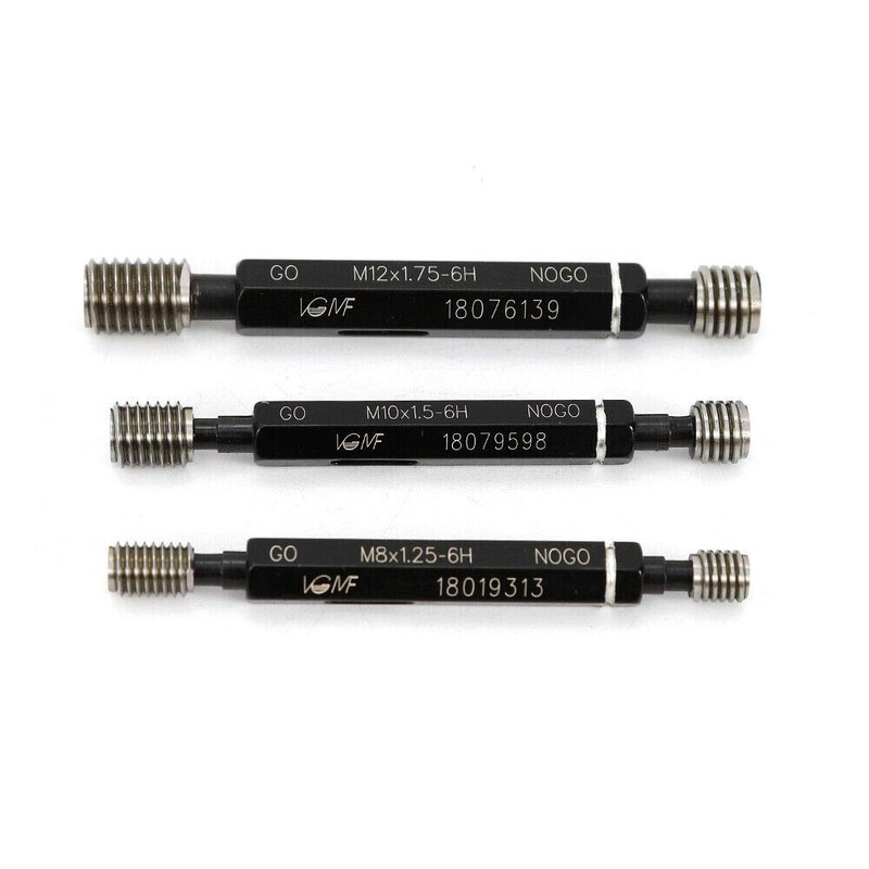 Metric Thread Plug Gauge Kit, TBVECHI 7 Pcs Metric Thread