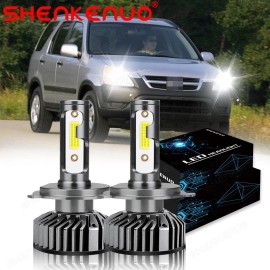 SHENKENUO LED for Honda CRV 1997-2004 Headlight Kit H4 9003 6000K White Bulbs Hi/Low Beam