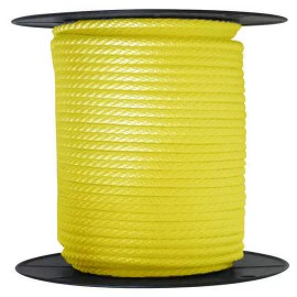 Mad Dog ANCHOR ROPE DOCK LINE 3/8" X 250' BRAIDED 100% NYLON YELLOW MADE IN USA