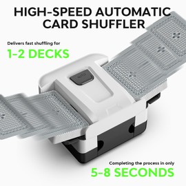 FarmNix Automatic Card Shuffler,Rechargeable Card Shuffler for 1-2 Decks