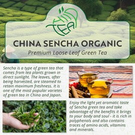 China Sencha Organic Premium Green Loose Leaf Tea (China Sencha, 175g)