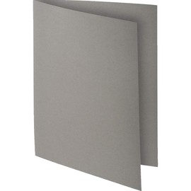 Exacompta 217109E 10 Pack Aktendeckel für DIN A4 24 x 32 cm für lose Blattablage grau