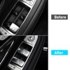 TTCR-II Window Switch Button Cover Compatible with W205, 1Pc Window