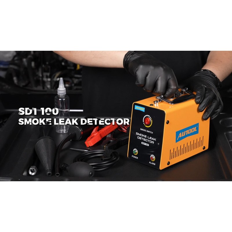 AUTOOL Automotive EVAP Smoke Machine Leak Detector Car Pipe Vacuum