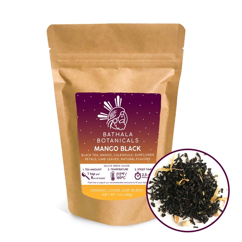 Flavorful Loose Leaf Black Tea Starter Kit Set Bathala Botanicals