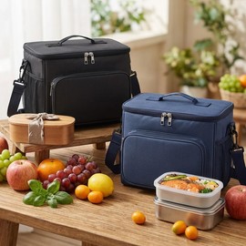 2 Piezas Bolsa Lonchera Termica Para Hombre Y Mujer