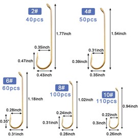 360pcs Fly Tying Hooks Long Shank Nymph Streamer Fly Hook Dry Wet Fly Fishing Hooks High Carbon Steel Round Bend Jig Hook for Trout Salmon Fishing Tackle Box