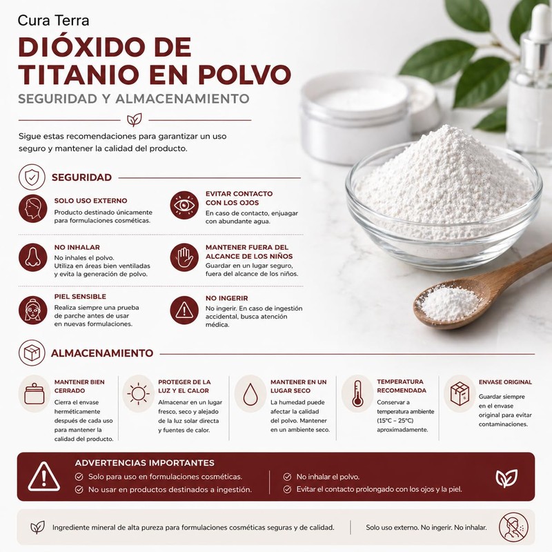Titanium Dioxide Non Nano Cosmetic Powder 20g