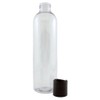 8 fl oz Clear Plastic Bottle with Dispenser Lid (24