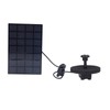 Solar Fountain Multifunctional Solar Powered Floating Fountain for Birdbath Pond