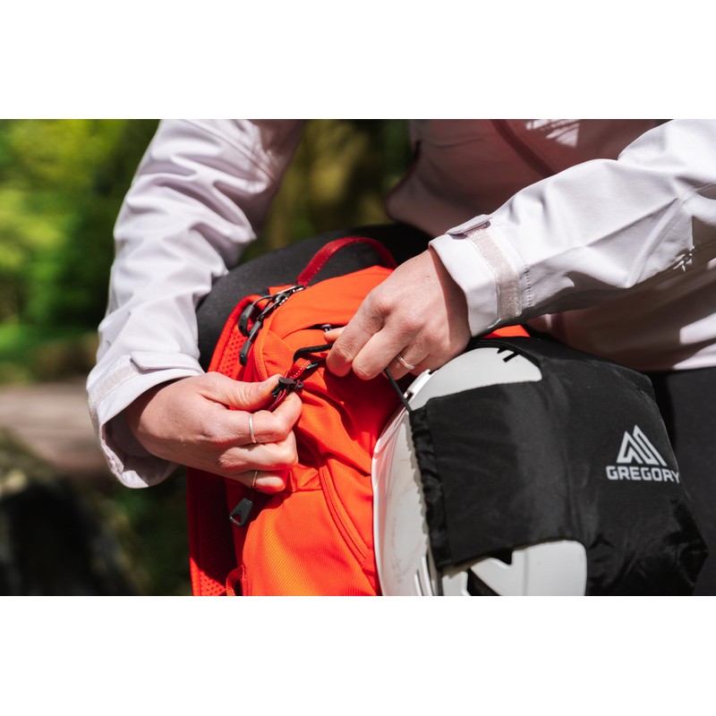 Gregory Unisex Adult Packable Helmet Holder, Black (Obsidian Black), One