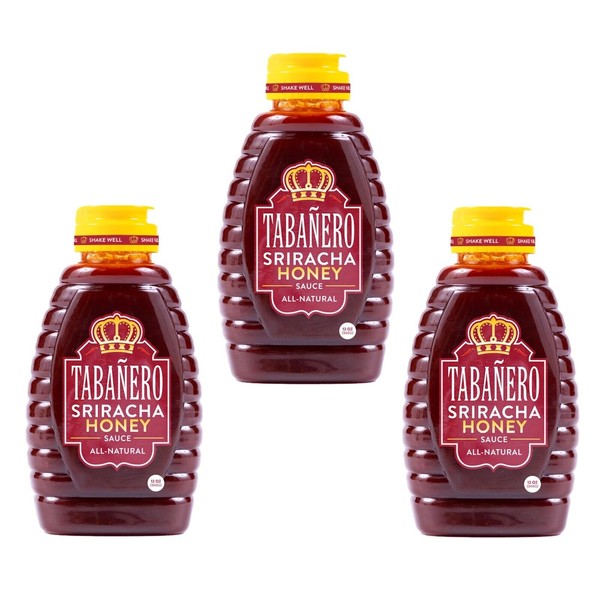 Tabanero Gourmet Sriracha Honey Sauce Trio - Size 12 oz