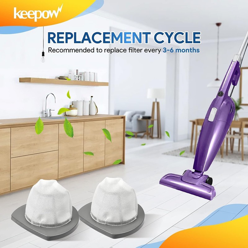 KEEPOW 2033 Vacuum Filter Replacement for Bissell Featherweight Stick Lightweight