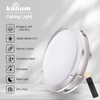Kalium LED Ceiling Light with Remote 12 Inch Flush Mount