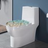 Flashideas Starfish Shell Toilet Lid Cover Soft Plush Seat Bathroom