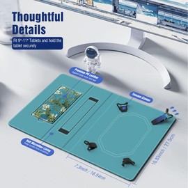 TiMOVO Universal Case for 10.1 Inch Android Tablet with Pen Loop, Lightweight & Foldable Stand Case with Hand Strap for All 9-11 Inch Touchscreen Tablets, Apricot Flower