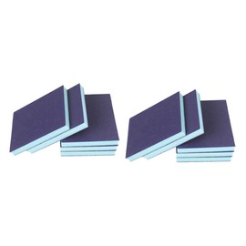DOITOOL 2sets Sanding Sponge Block Abrasive Sponge for Furniture Wall Floor Easy to Clean Carry 12pcs*2