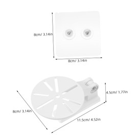 Operitacx Kamera Wandhalterung Projektorhalterung Ringhalterung Halterung Für Sicherheitskameras Ringkamera-winkelhalterung Ringkamera Deckenhalterung Ring Kamera Halterung Plastik Weiß