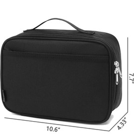 Insulated Lunch Bag Lunch Bag, Thermal Lunch Tote Bags Cool Bag for Men Kids Girls Ladies, Thermal Leak-Proof Lunch Organizer for Work, School, Picnic (Black)