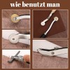 37 Pieces Leather Work Tools, Leather Hand Tools with Edge,