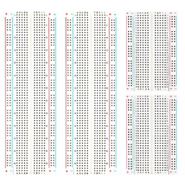 ELEGOO ELEGOO 2PCS 830 Point & 2PCS 400 Point Breadboard Kit Solderless Breadboards for Arduino Bread Boards Electronics for Circuits Projects Prototype Board