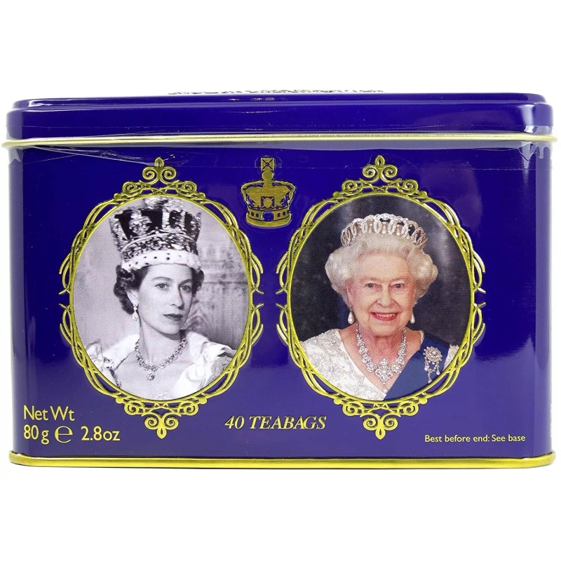 NEW ENGLISH TEAS QUEEN ELIZABETH II OF GREAT BRITAIN TIN