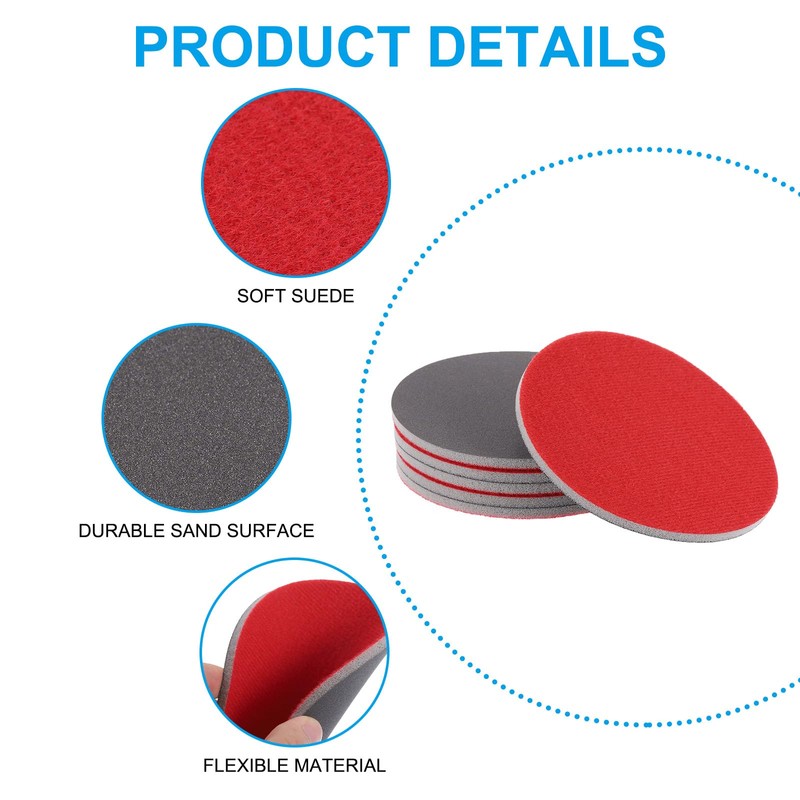 PATIKIL Bowling Sanding Pads, 6Pack P1000 Polishing Bowling Grits Kit