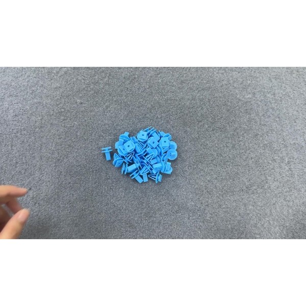 Replacement Parts For 40X Car Blue Windscreen Cowl Top Fastener
