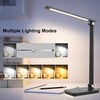 Semlos LED Desk Lamp with USB Charging Port, 25 Lighting