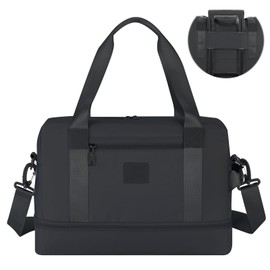 for Ryanair Cabin Bags 40x20x25 Underseat Hand Luggage Bag, Waterproof Carry On Bag with Wet Pocket, Foldable Hospital Weekend Overnight Bag for Women Men