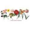 Unbranded floral flower botanical themed Decorative Stickers, 6pcs/pack Y06 Y06-L