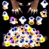 tmlfep 24Pcs Halloween Light Up Rings,Halloween Space Party Decorations Supplies