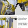 ULQUISNCE Yellow Tier and Swag Window Curtain Set, 3Pcs Kitchen
