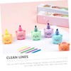 Tofficu 1 Set Bear Highlighter Bear Pens Pastel Highlighters Kawaii
