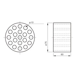 Sugita Ace Plumbing Soundproofing Urethane Noise Reducing Material, Type 75, Gray