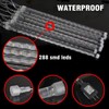 FUNPENY Meteor Shower Rain Lights, 288 LED Christmas Lights Icicle
