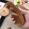 Orienex, High-quality Comb, Water Buffalo Horn, Crescent, Scalp Massaging, Anti-Static,