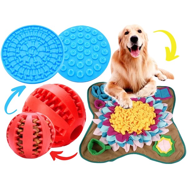 Poochsy 3 Pcs Snuffle Mat for Dogs Bundle! - Includes